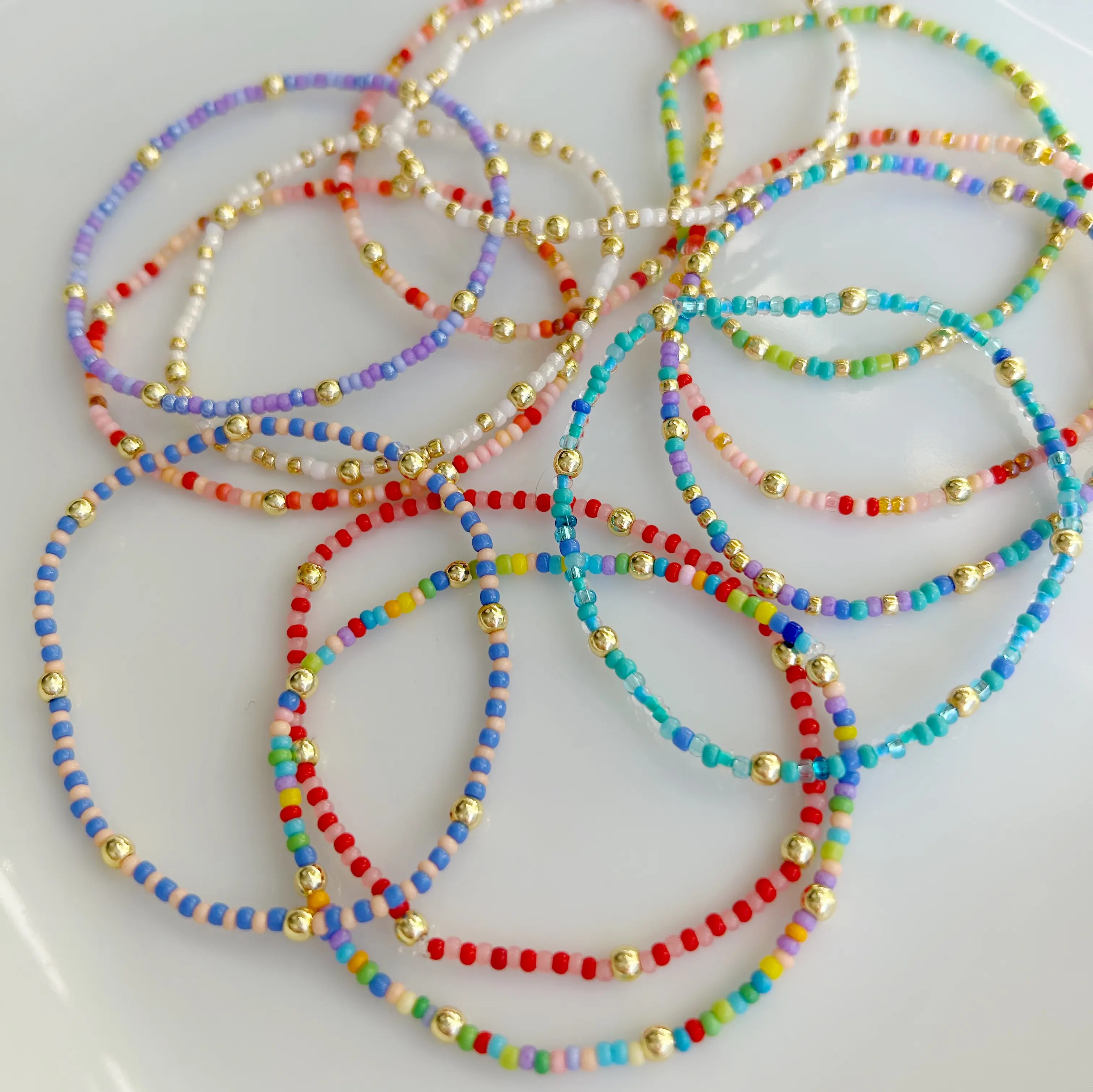 Colorful Seed Bead Bracelet