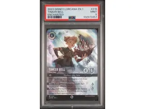 2023 Disney Lorcana the First Chapter Enchanted Tinker Bell #216 PSA 9
