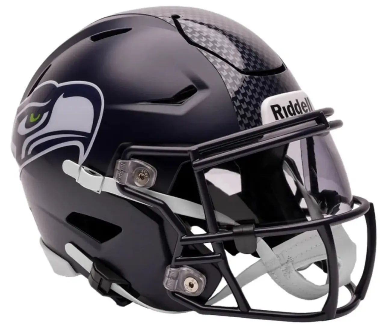 Rashid Shaheed Autographed Seahawks Midi Helmet Beckett Certified
