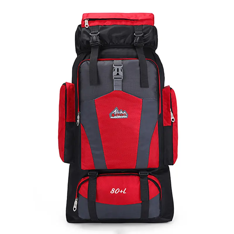 Unisex Durable Outdoor Hiking External Frame Backpack - Breathable, Comfortable, Portable Large-Capacity Sports Rucksack for Adults Hiking, Trekking & Daily Trips