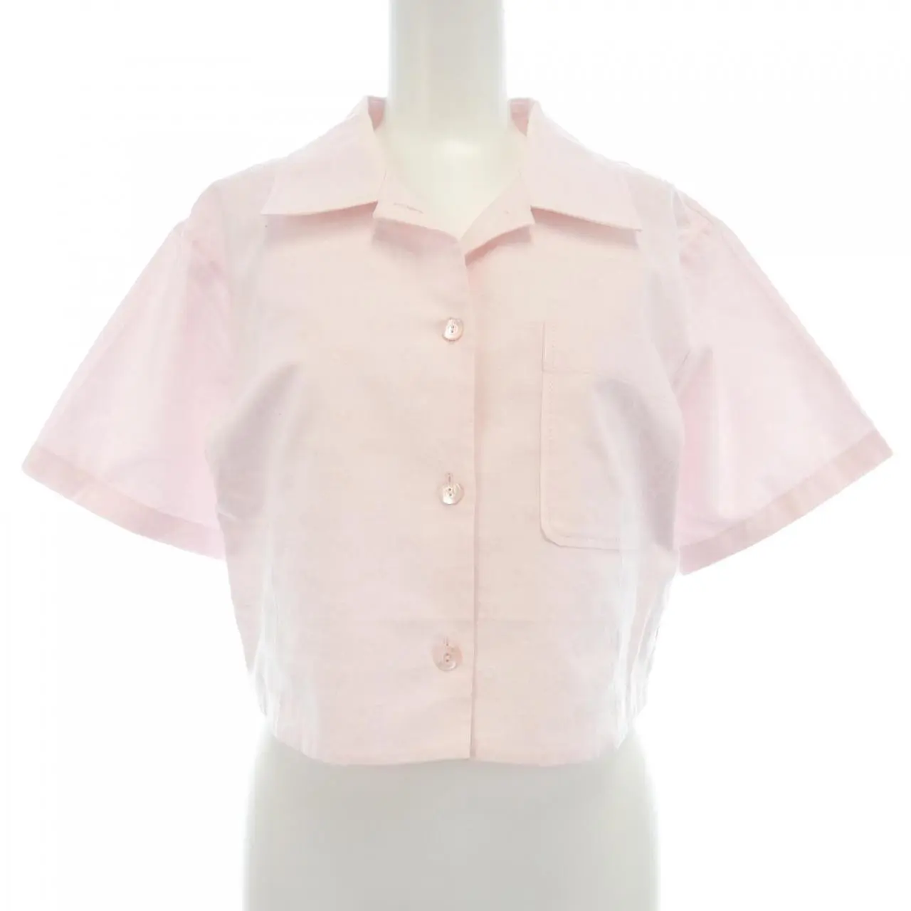 Pre-owned GUCCI Cotton Small Leather Goods GG Gabardine Shirt