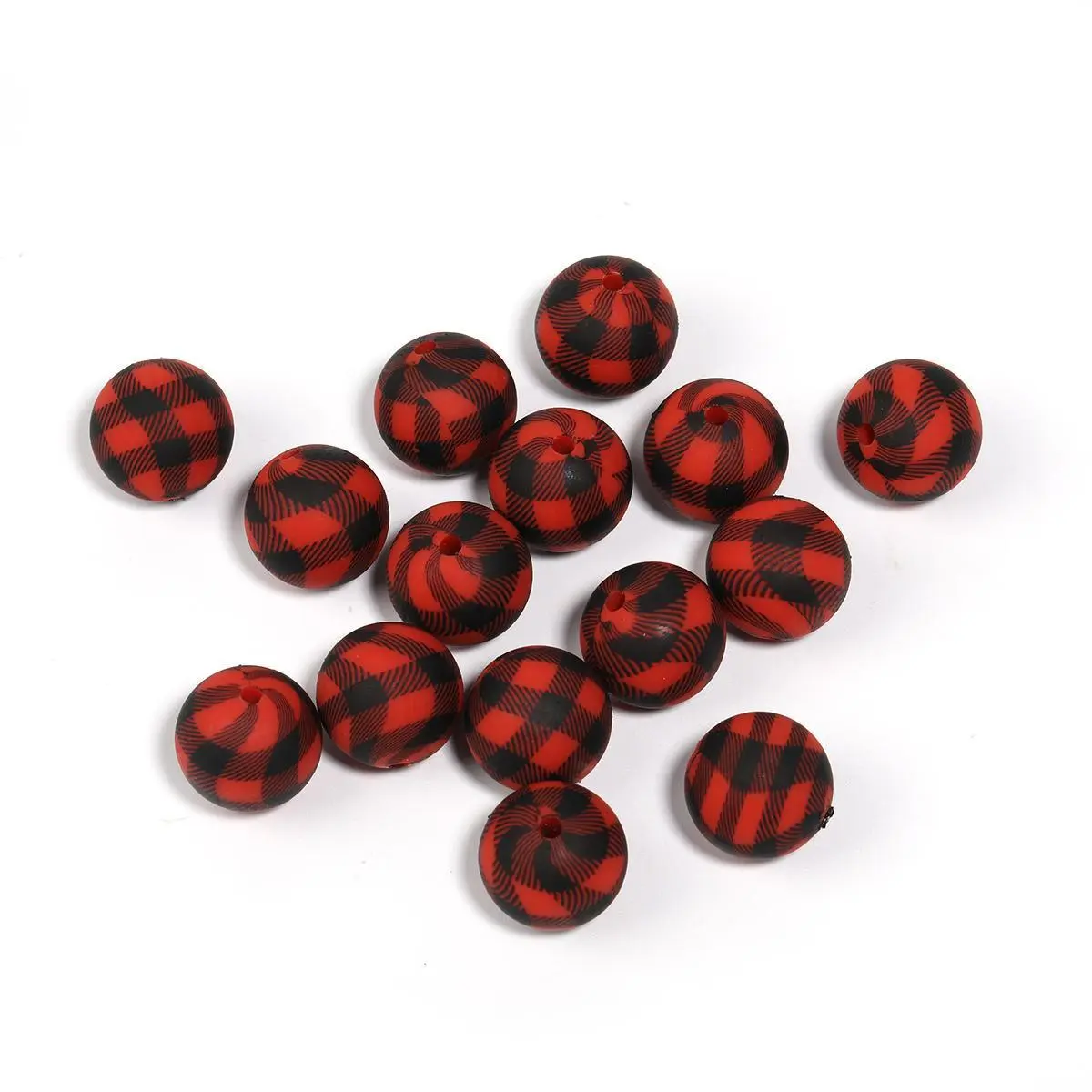 YM488009 Printed beads 30pcs 15mm