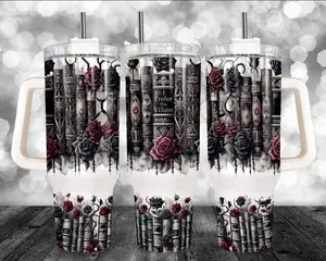 Stainless Steel 40 oz Tumbler with Handle - I prefer the Villian