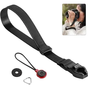Quick Release Camera Wrist Strap - Compatible for  Design Buckle 0.78 inch Wide 198lbs Load Capacity Compatible with SLR Camcorders Telescopes &