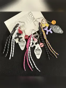 New Trendy Balloon Dog Card Bag Charm, Unique Woven Rope Keychain Accessory, Perfect Gift for Birthdays, Holidays, Back-To-School Season