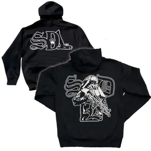 🌀 SDL Graphic Zip-Up Hoodie – Retro Full Print Streetwear Jacket, Trendy Unisex Fashion Hoodie, Vintage Pattern Outerwear for Men & Women, Y2K Urban Style, TikTok Viral Zip Hoodie