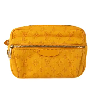 Pre-owned Louis Vuitton Canvas Crossbody Bags Yellow Denim Monogram L26021902