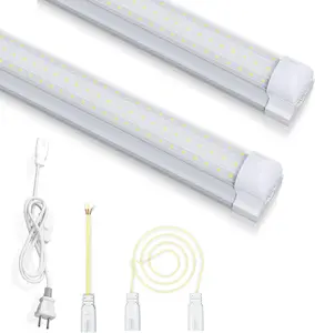 2FT 2 Pack LED Shop Lights, 30W 4000LM 6000K Workbench Tube Light, T8 Linkable Ceiling Light Fixture for Garage, Cabinet, Room, Warehouse, Closet, Barn