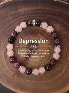 Dreamy Crystal with Mystical Quartz Bracelet, Healing Crystal Bracelet, Elegant Silver Color Jewelry, Minimalist Gemstone Beaded Chain, Gift for Women and Girls