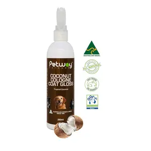 Petcare Coconut Dog Cologne, Natural Dog Cologne Spray with Coconut, Dog Deodorising Spray, Dog Odour Eliminator for Home, Dog Deodorant Spray for Smelly Dogs, Dog Grooming Spray, 250ml