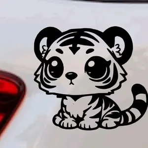 Baby Tiger Decal/Sticker for Car Truck SUV Home Decor Cell Phone Laptop Tumbler Accessories Driving vinyl Waterproof Car Sticker Decal