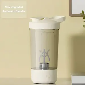 Rechargeable Battery IPX4 Waterproof Electric Self-Stirring Cup, Shatterproof Blender for Milk, Cocoa, Coffee, Ideal Holiday Gift for Kitchen Use