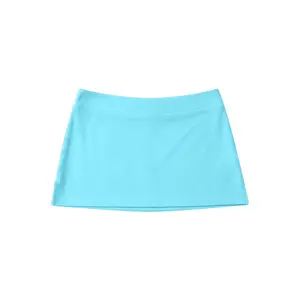 FDR Mini Skort for Women Lakeblue | Slim Fit Wrap Skirt with Built-In Stretchy Shorts Double Layer Anti-Exposure for Daily Wear, Light Workout & Tennis Y2K Perfect for Casual Wear Yoga Tennis #Summervibes