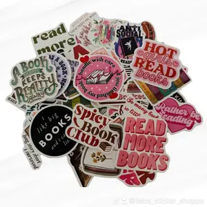 Book  Sticker Pack, Smutty Book (5-20 pcs) Bookish Reading Sticker Bundle, Gift for Reader, Aesthetic Bookshelf
