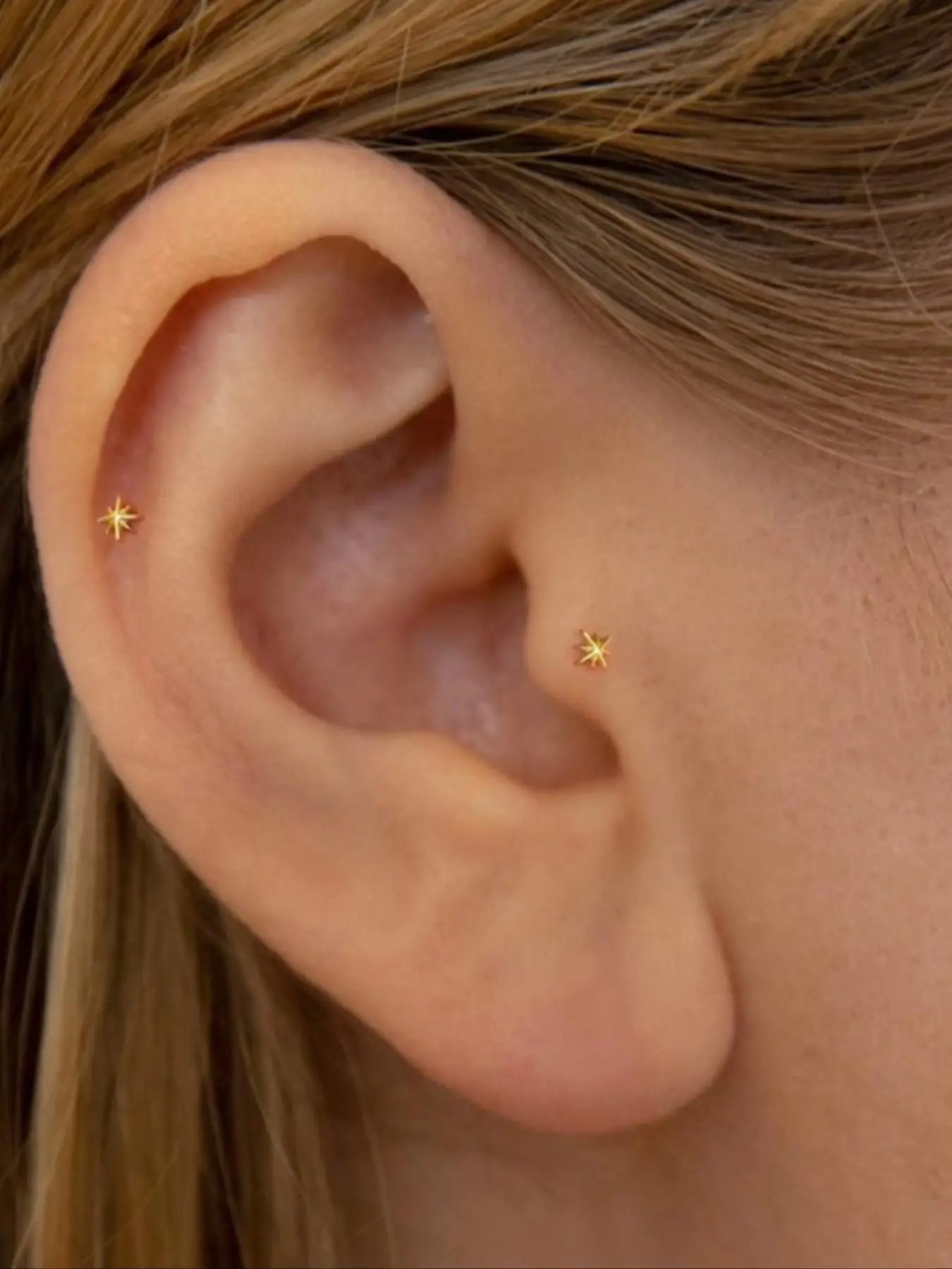 925 Sterling Silver Simple Star Shaped Stud Earrings, Fashionable Earrings for Women & Girls, Trendy All-match & Exquisite Jewelry for Birthday Gift