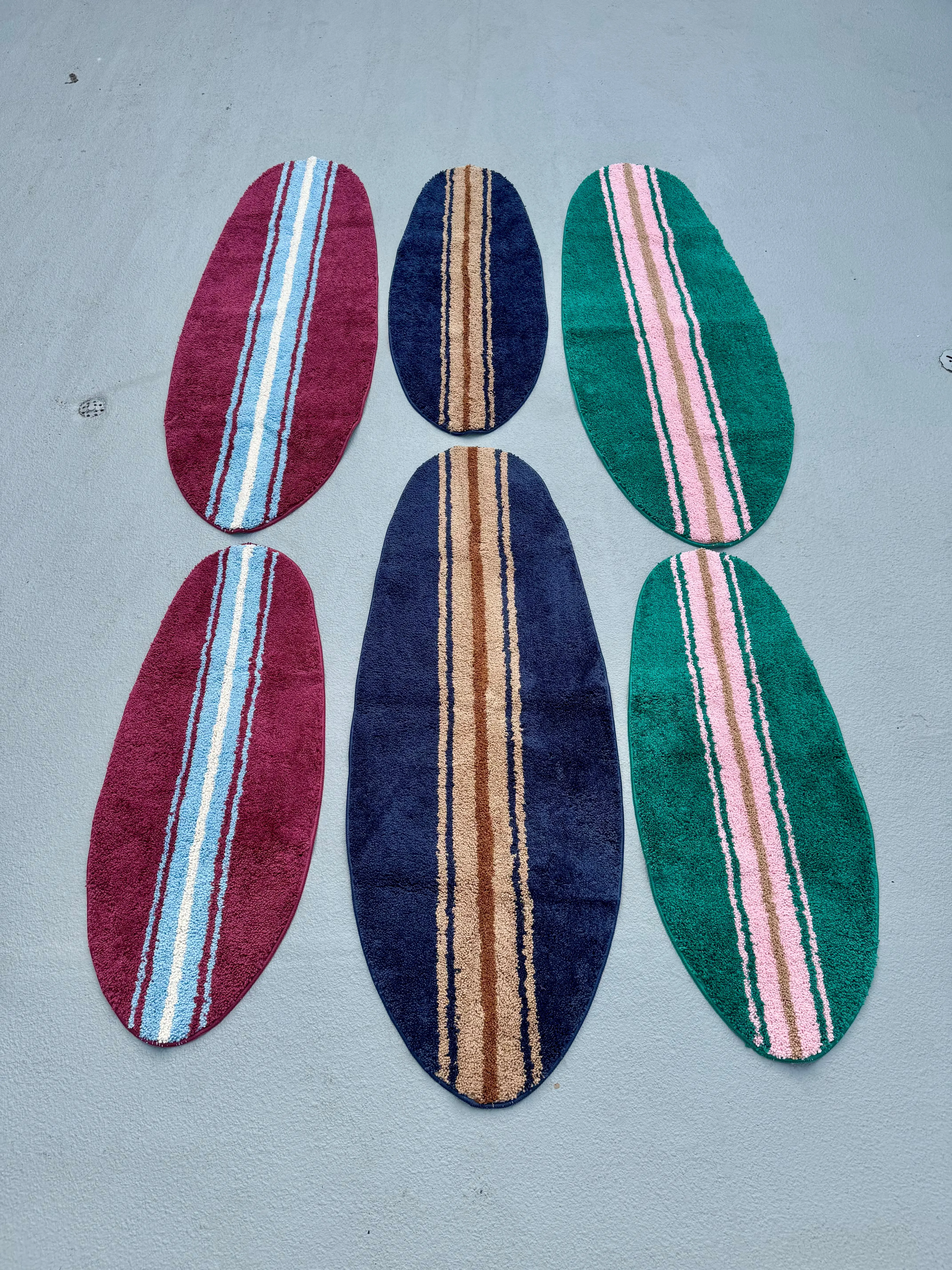 New longer 5ft Surfboard Shaped Rug Mats by Better Surf than Sorry