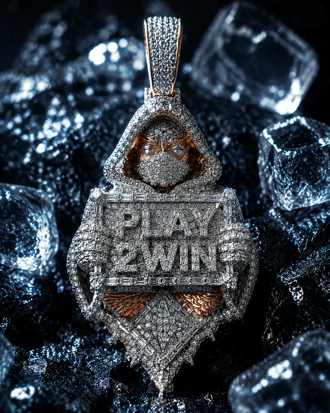 5388 Ice Out Street Style Pendant Chain Luxury Jewelry Viral