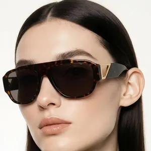Pre-owned VERSACE Havana Sunglasses