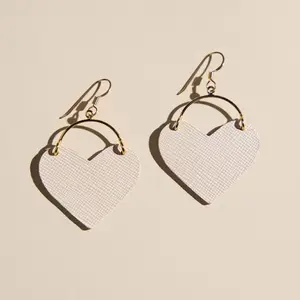 Vanilla Shimmer Lover Statement Earring