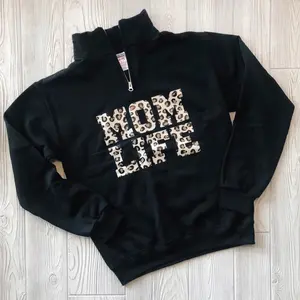 Mom Life Cheetah • Quarter Zip Pullover