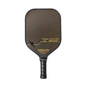 Prolite Titan Lrg Pro LX Series Gold Pickleball Paddle - Premium Gold Finish & Black Grip Design