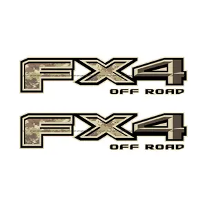 FX4 Off Road Decal Replacement Sticker F 150 Bedside New Model / Desert Camo