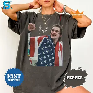 Comfort Colors  Jack Hughes USA Hockey T-Shirt, Men Hockey Tee, Sweatshirt, Hoodie Unisex