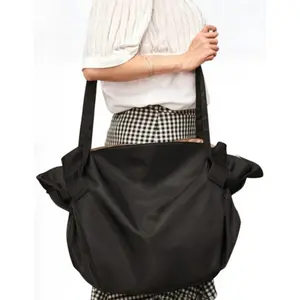 Large-Capacity Travel & Camping Storage Shoulder Bag — Stylish, Lightweight, and Japanese-Style