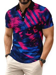 Casablanca Tennis Club Desert Rabbit Print Collared Shirt, Vintage Vacation Casual Top, Fitted Style, Women's Fashion