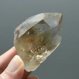 2.5in 106g Grounding Smoky Lemurian Seed Quartz Crystal, Brazil