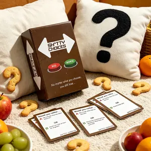 One box pack, Adult Party Fun Card Game, Icebreaker Interactive Quiz Choice Cards, Perfect for Family Gatherings and Friend Parties, Ideal Holiday Gift
