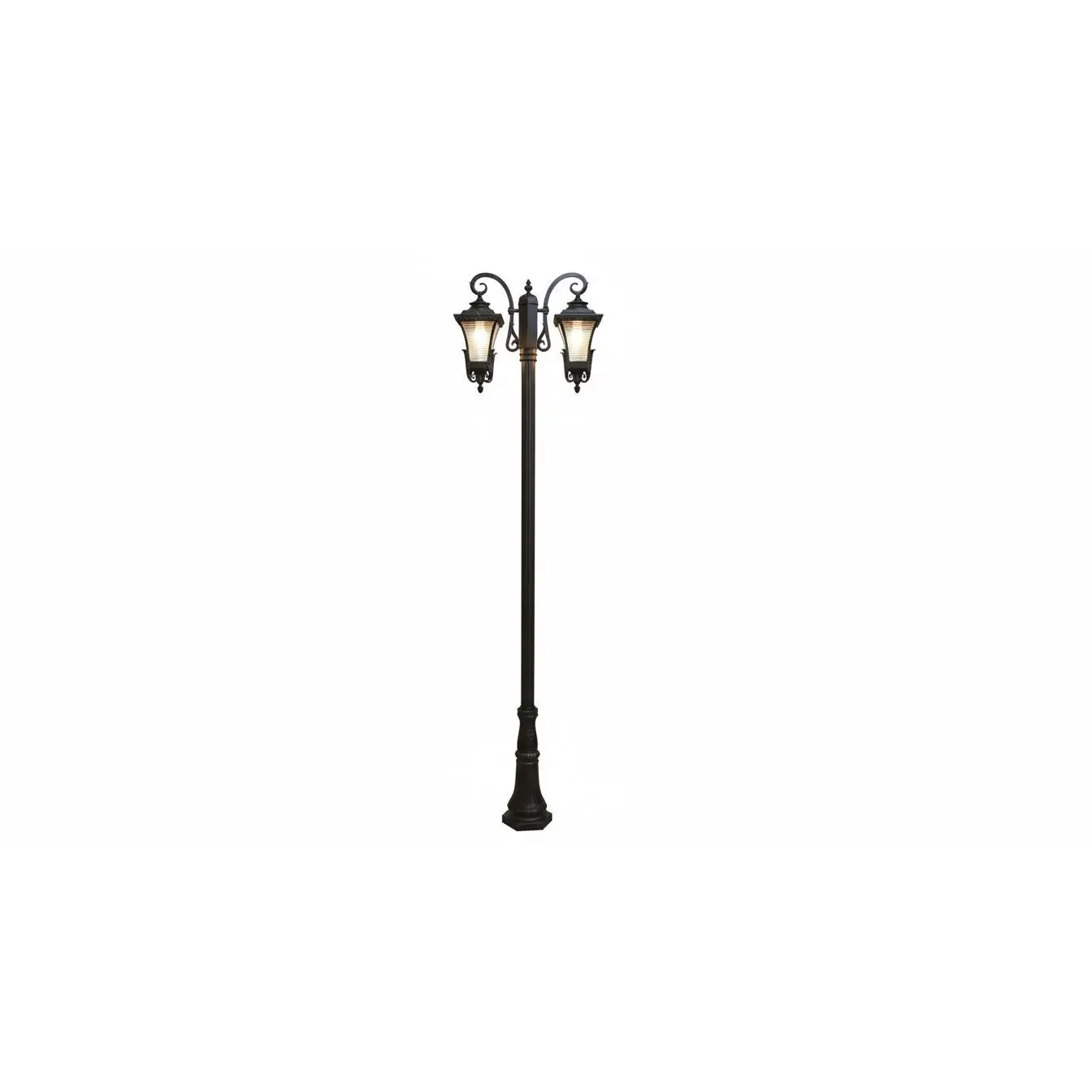 Vintage Twin Lantern Street Lamp