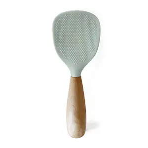 Silicone Non-Stick Cooking Spatula & Standing Rice Spoon, Heat Resistant, Odor-Free, Practical Kitchen Utensils for Home & Restaurant Use Kitchen Tool