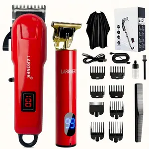 Professional Hair Clipper Set, 1 Box Wireless Electric Hair Trimmer Kit, Cordless Hair Clipper, USB Rechargeable Trimmer, Hair Trimmer for Men, Barber Clipper, Great for Stylists Barber Salon Home Use