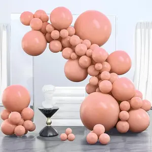 PartyWoo Dusty Pink Balloons 100pcs Different Sizes of 36 18 12 10 5 Inch Blush Pink Dusty Rose Boho Netural Balloon Arch Kit Garland for Baby Shower Princess Girl Birthday Party Decorations Pink-F01
