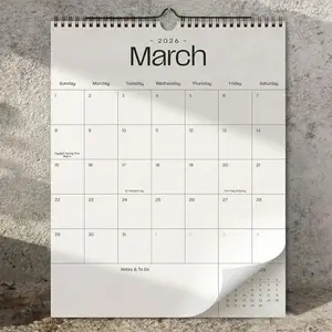 Beautiful 2026 Wall Calendar - Runs from January 2026 until July 2027 - Large 14.5" x 11.5" Office Wall Calendar for Easy Organizing