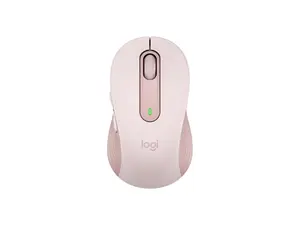 Logitech Signature M650 Mouse - Optical - Wireless - Bluetooth/Radio Frequency - Rose - USB - 2000 dpi - Scroll Wheel - 5 Button(s) - 5 Programmable Button(s) - Medium Hand/Palm Size