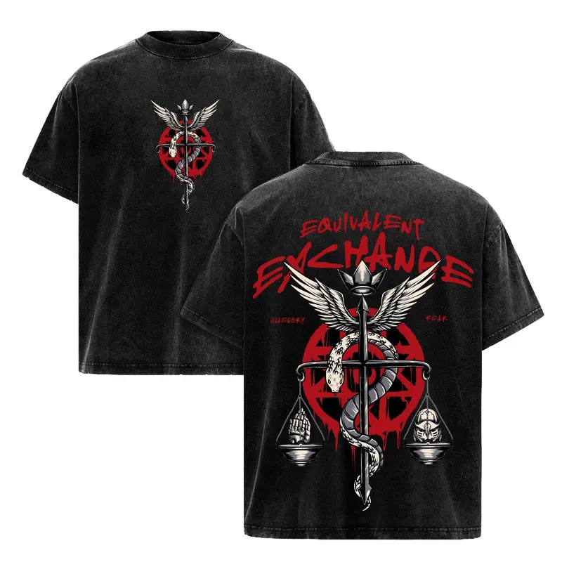 full metal alchemists t shirt - TikTok Shop