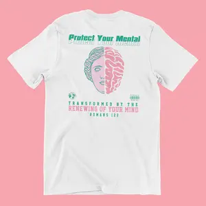 P.Y.M Pink Dolphin T-Shirt Adult White (special)