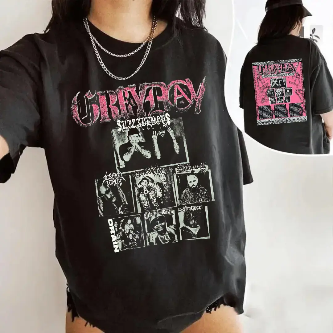 Grey Day 2026 Tour Schedule Tour Dates Shirt Two Sided, Hip-Hop G59 Shirt Gift for Fan, G59 Merch, Unisex Rapper Clothing, Vintage Band Shirt, Gift for Music Fan
