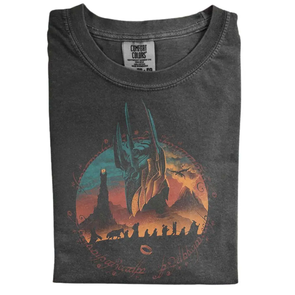 The Retro Sauron Comfort Color Shirt, The Rings Of Power Shirt, The Lord Off The Rings Movie Shirt, Gift for Men, Gift for Women, Crew Neck T-shirt, Trending T-shirt