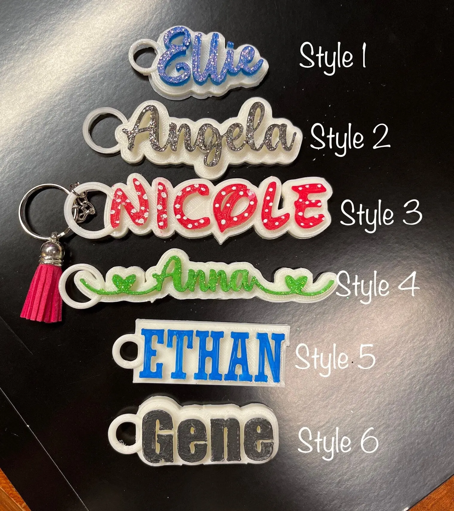 Backpack Name Tag | Acrylic Keychain | Retro Name Keychain | Personalized Name Tag | Diaper Bag Tag | Lunch Box Tag | Kids Tag