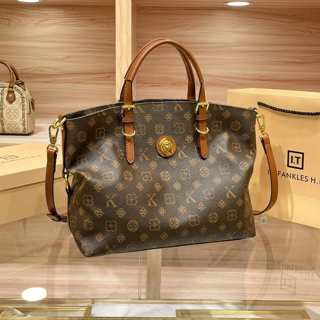 New style genuine leather women's real bag large capacity one-shoulder bag commuting hand-held cross-body tote bag city bag