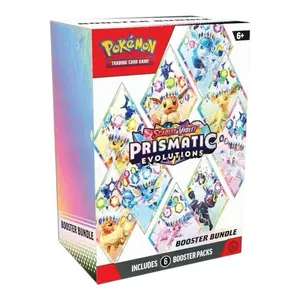 Prismatic Evolutions Booster Bundle Factory Sealed Sticker
