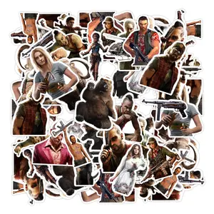Far Cry 5 Pack 20 PCS Stickers Game Funny Graphic Waterproof Stickers Pack, Decorative Car Wall Bottle PC Book Vinyl Stickers Decal