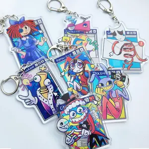 The Amazing Digital Circus "TADC" Acrylic Keychain Double Sided, Great For Daily Use Or As Thoughtful Little Gifts For Your Friends And Yourself
