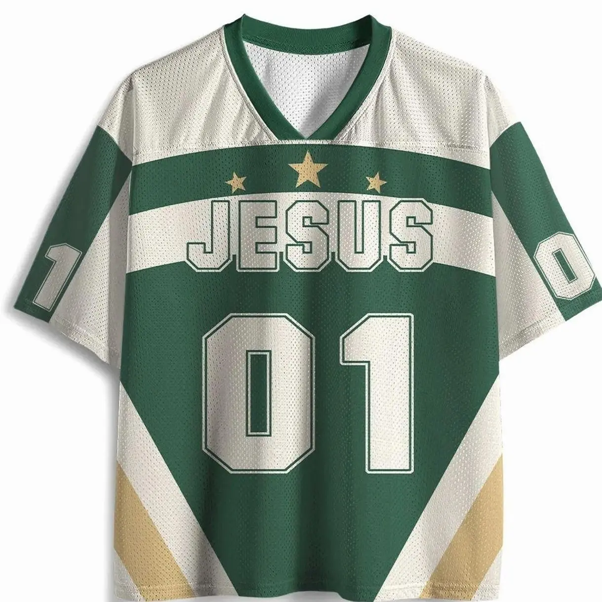 Jesus Christian Mesh Jersey V4Z H3W