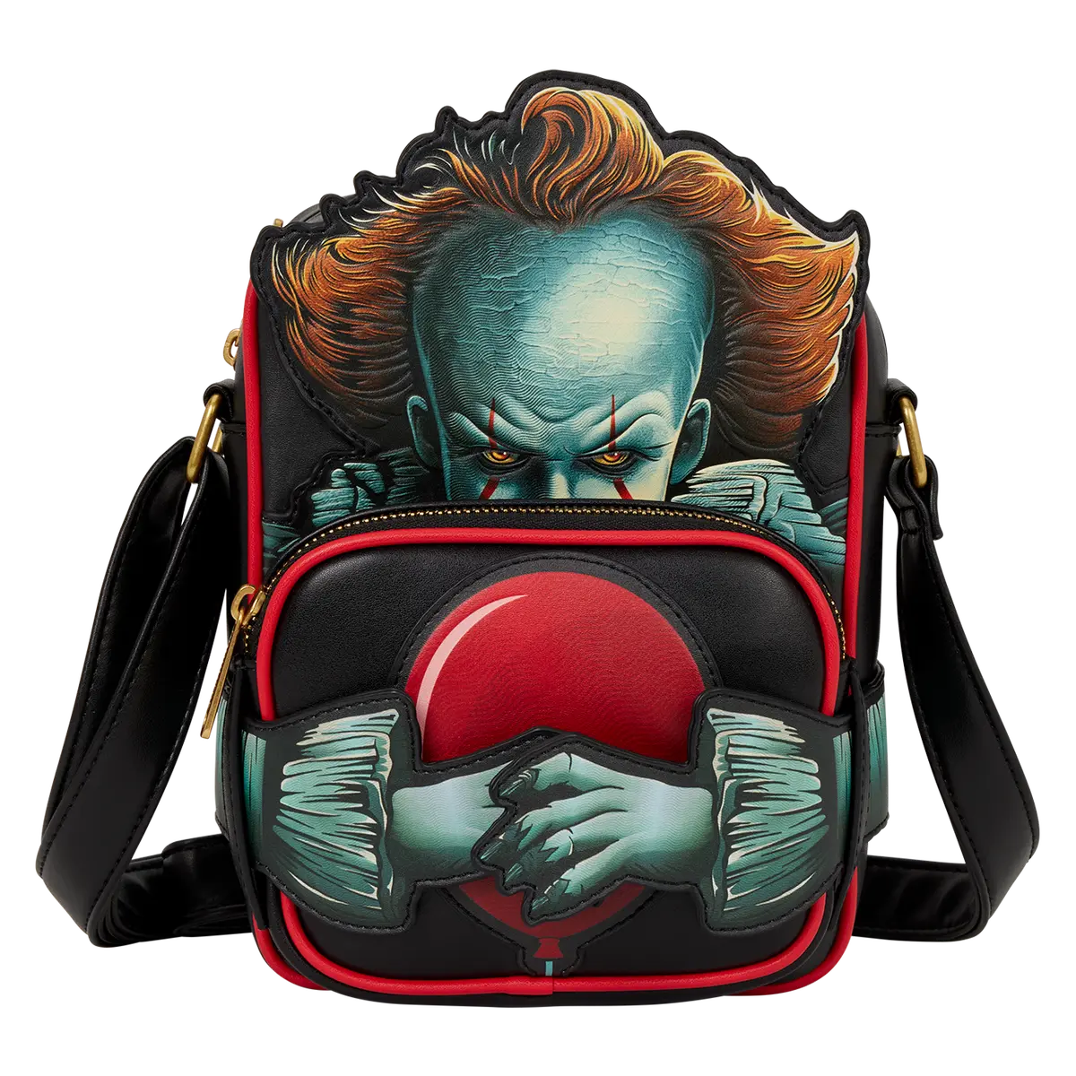 IT Pennywise Crossbuddy Cosplay Crossbody Bag with Coin Bag