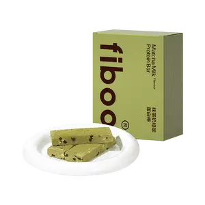 FIBOO High Protein Snack Bars 6 Pack Matcha Green Tea Low Calorie Meal Replacement FIBOO High Protein Snack Bars 6 Pack Matcha Green Tea Low Calorie Meal Replacement