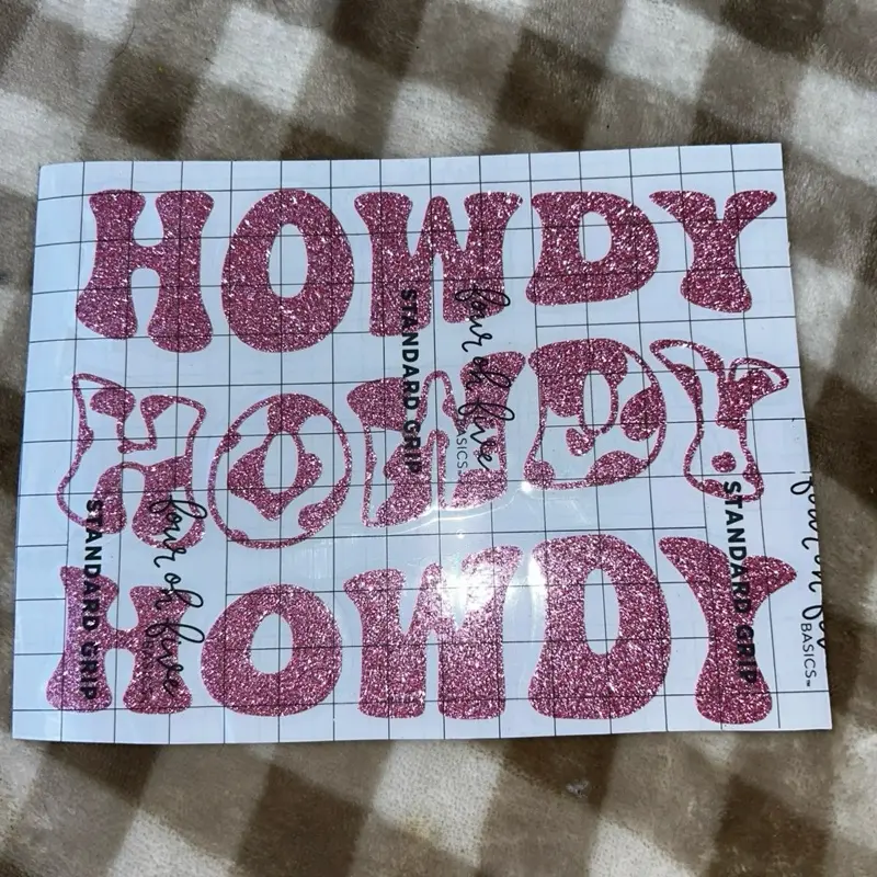 Hello Hobby Premade Stickers for Trucks Cars Water Bottles or Anywhere You Want to Use Them Standard Grip Transfer Tape
